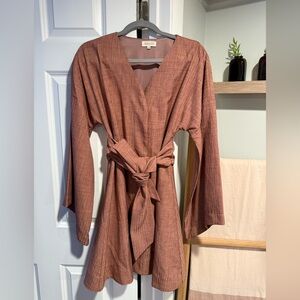 Boho Rust Kimono Dress